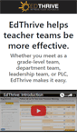 Mobile Screenshot of edthrive.com